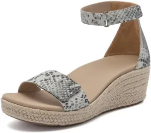 ABEO Riviera Ankle Sandals For Women | Arch Support Sandals Women's | Wedge Sandals For Women | Built-In Orthotic Insole