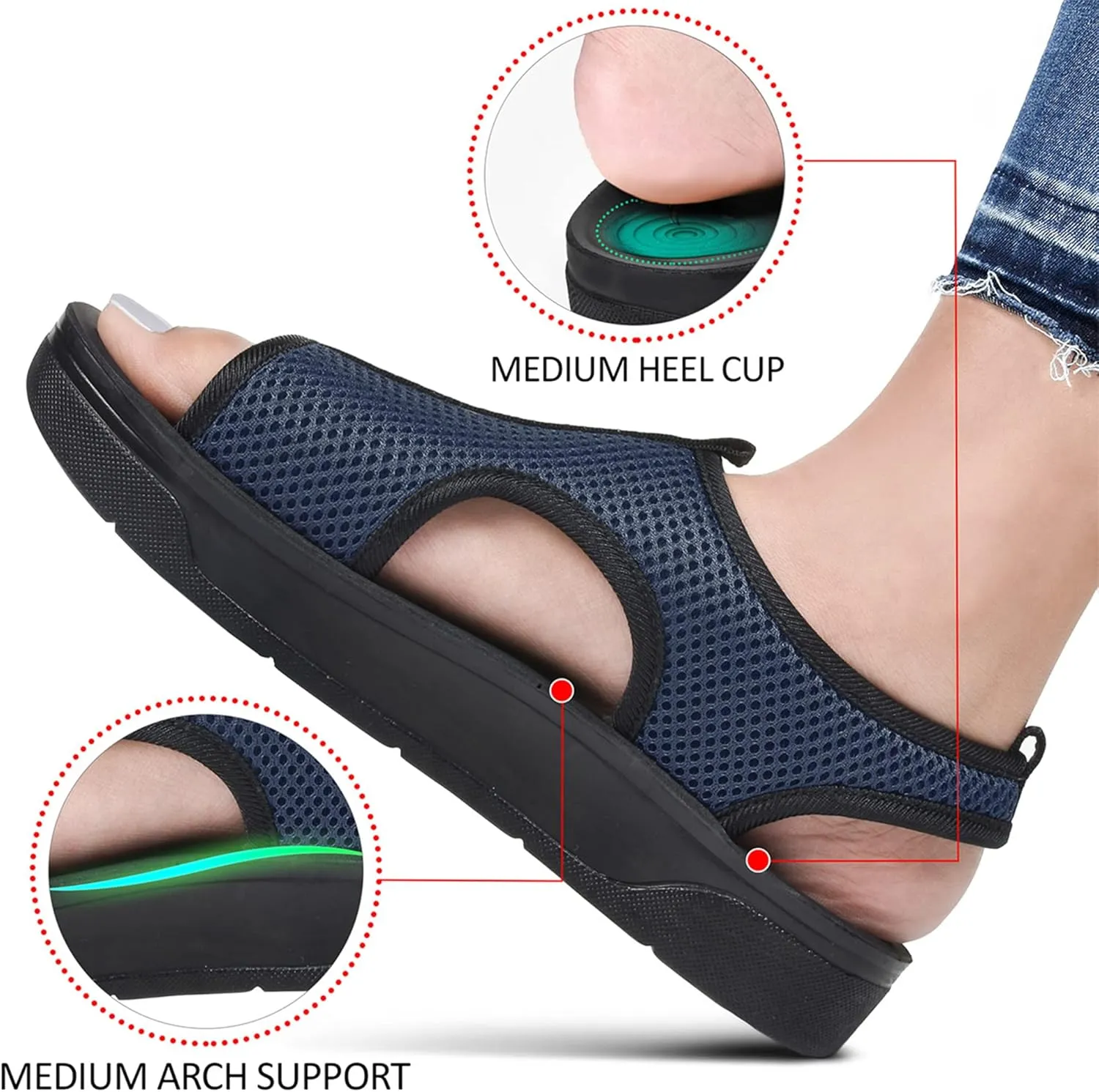 AEROTHOTIC Hiking Darin Women’s Summer Comfort Back Strap Sandals