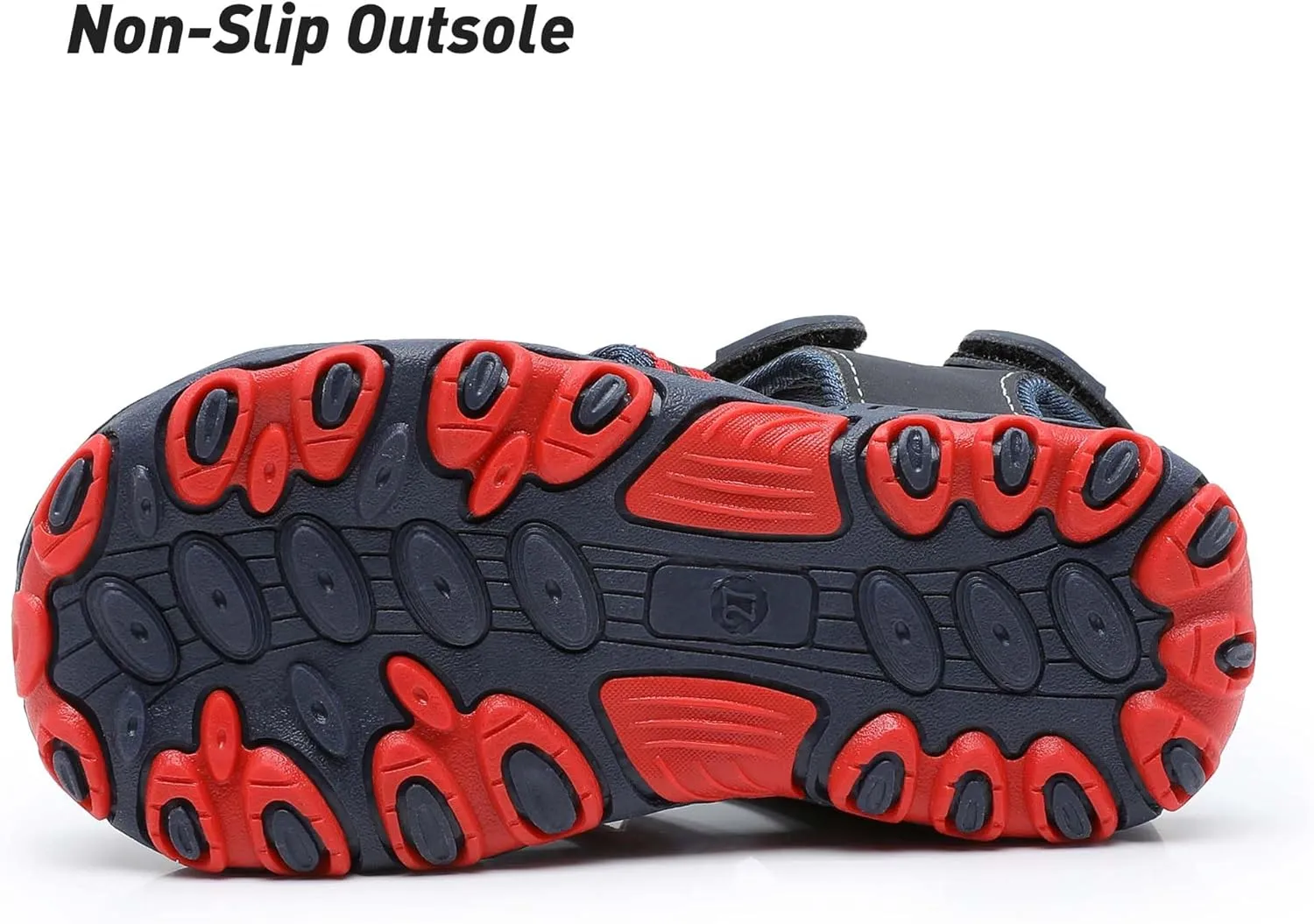 Ahannie Boys Girls Outdoor Sport Sandals,Kids Closed Toe Beach Sandals, Toddler Summer Shoes