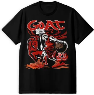 AJ 4 Brick by Brick 4s Shirt, The Goat 23, Shirts Match Sneakers 2D Sneaker T-Shirt Teee