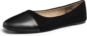 Alpine Swiss Tory Womens Square Toe Ballet Flats Cap Toe Slip On Comfort Shoes
