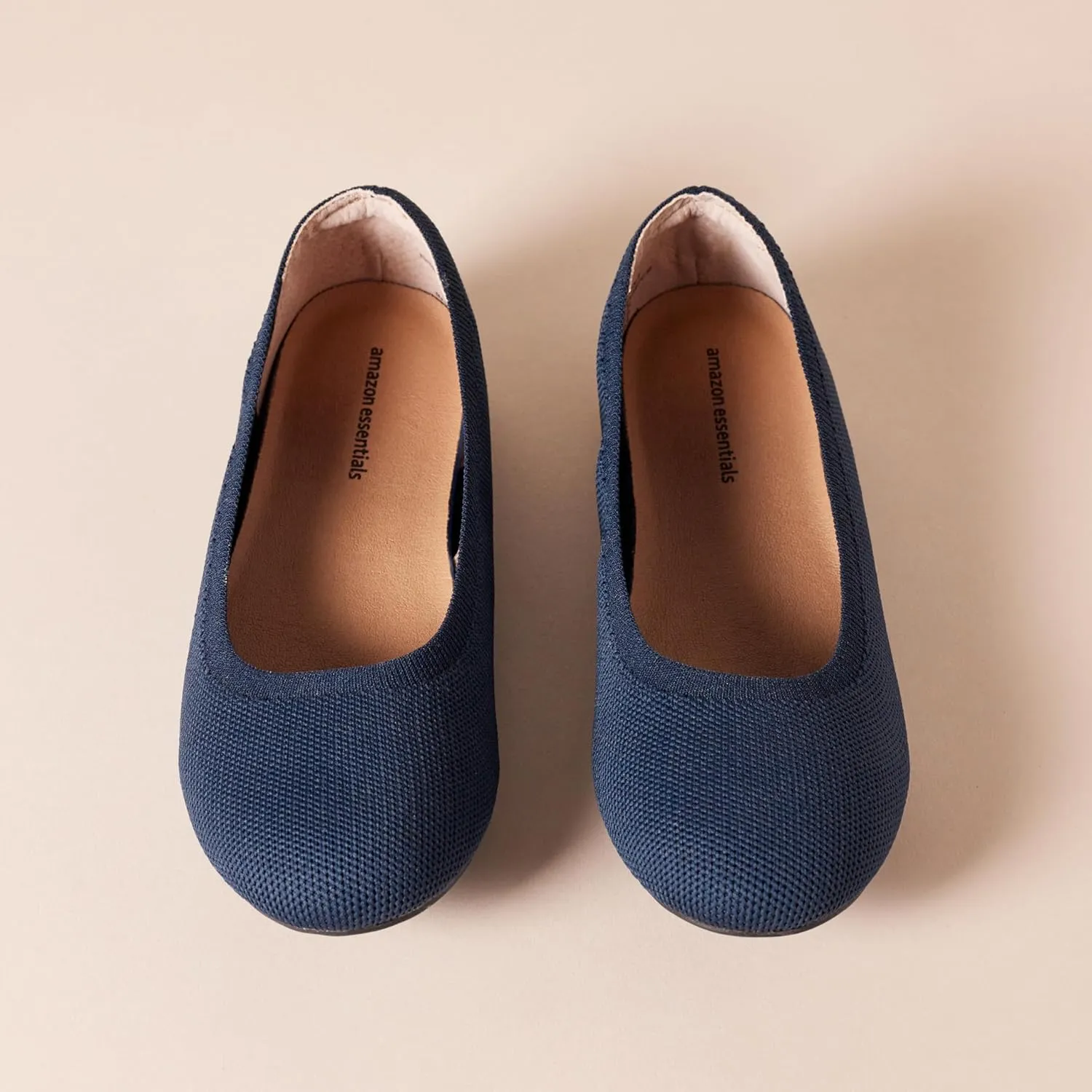 Amazon Essentials Women's Knit Ballet Flat