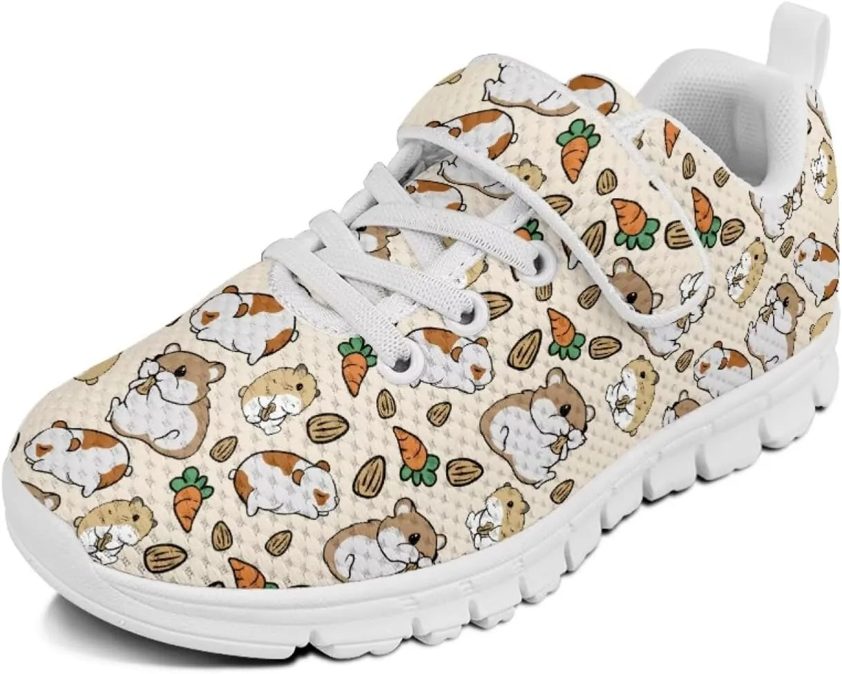 Animal Pattern Running Shoes Boys Girls Sneakers Walking Shoes Fashion Design Single Buckle Tennis Shoes Breathable Lightweight Ideal for Kids