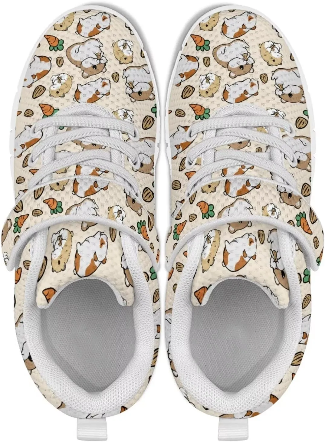Animal Pattern Running Shoes Boys Girls Sneakers Walking Shoes Fashion Design Single Buckle Tennis Shoes Breathable Lightweight Ideal for Kids