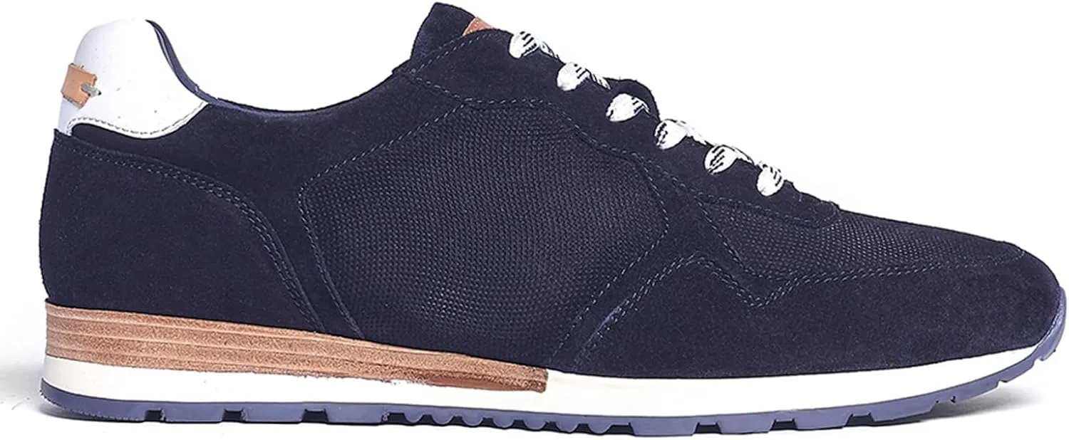 Anthony Veer West Leather Sneakers for Men | Retro-Raised Driving Sole for Equal Comfort & Style | Durable Rubber Outsole & Removable Leather Cushioned Footbed