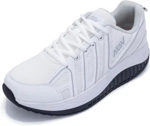 AOV Men's Walking Shoes Arch Support Plantar Fasciitis Sneakers Orthotic Fashion Tennis Sneakers for Gym Workout