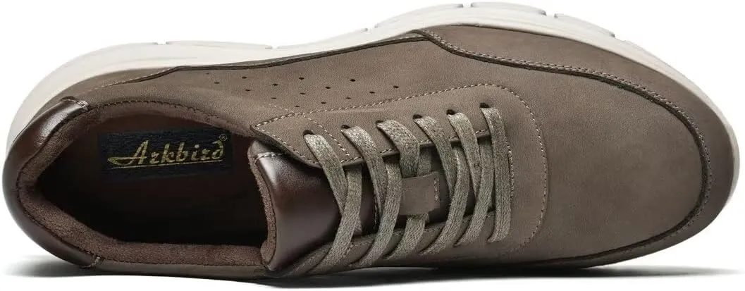 Arkbird Leather Loafers, Casual Slip-On Sneaker Shoes for Men