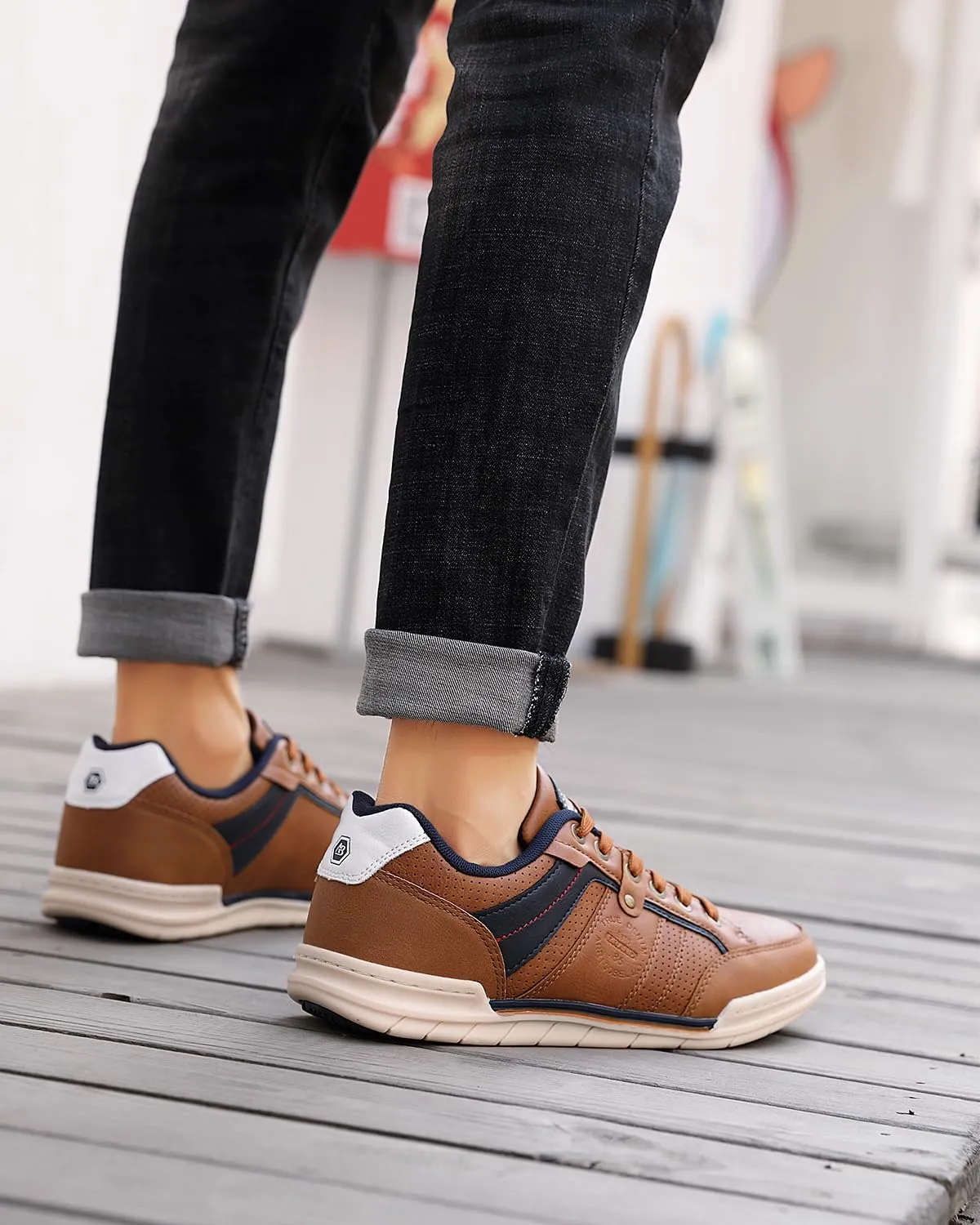 ARRIGO BELLO Mens Casual Shoes Fashion Sneakers Breathable Comfort Classic Lace-Up Low Top Walking Shoes