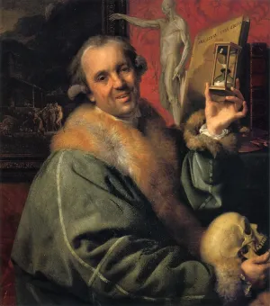 ARTSLSBS Famous Painting Posters Artwork Poster Prints Self portrait by Johan Joseph Zoffany Art Poster Picture for Home Decor 60x90cm