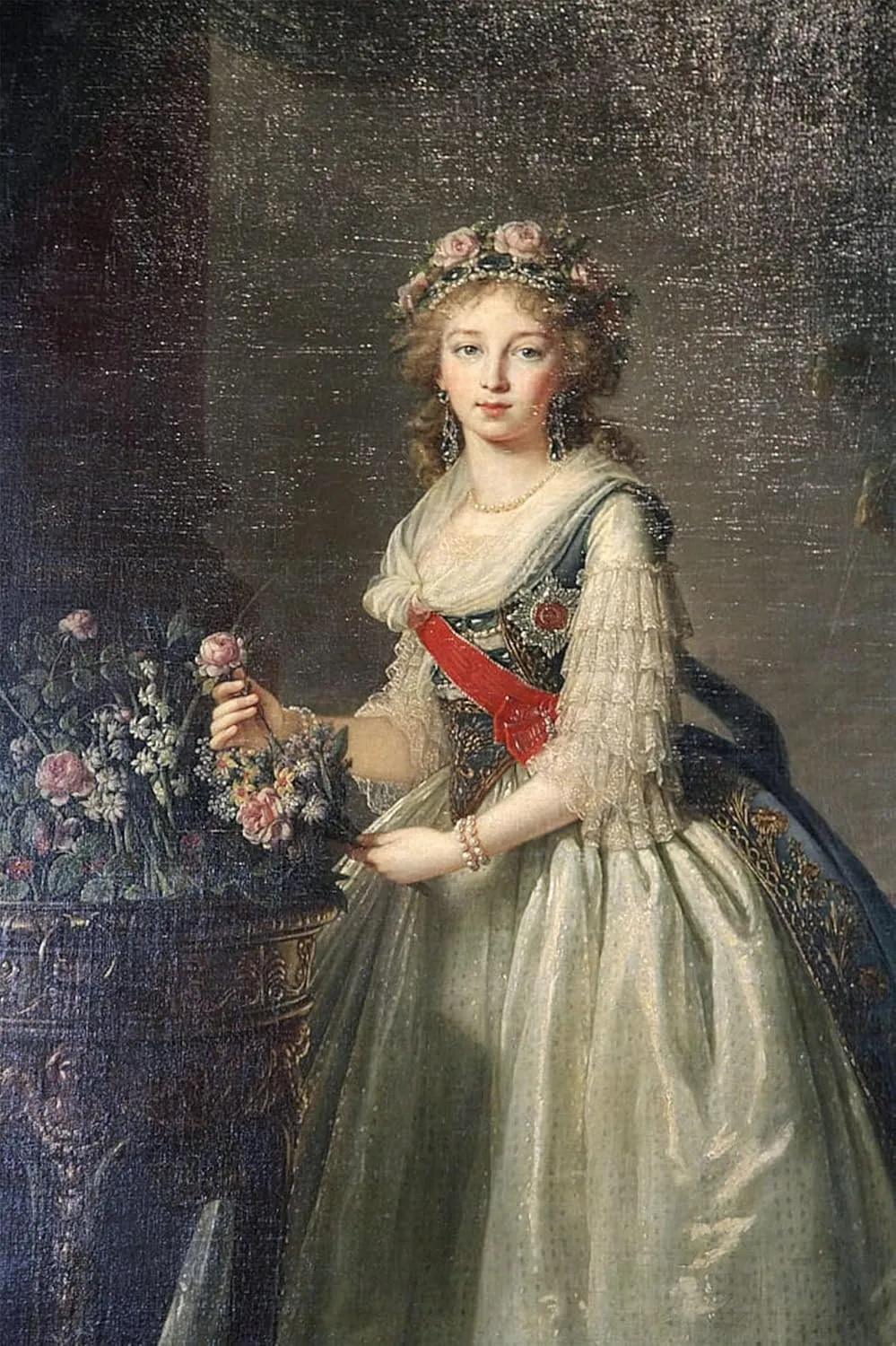 ARTSLSBS Famous Posters Artwork Poster Prints Portrait of the Grand Duchess Elizabeth Alexeyevna' by Elisabeth Louise Vigee Lebrun Art Poster Picture for Home Decor 60x90cm