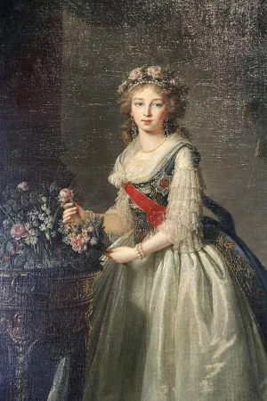 ARTSLSBS Famous Posters Artwork Poster Prints Portrait of the Grand Duchess Elizabeth Alexeyevna' by Elisabeth Louise Vigee Lebrun Art Poster Picture for Home Decor 60x90cm