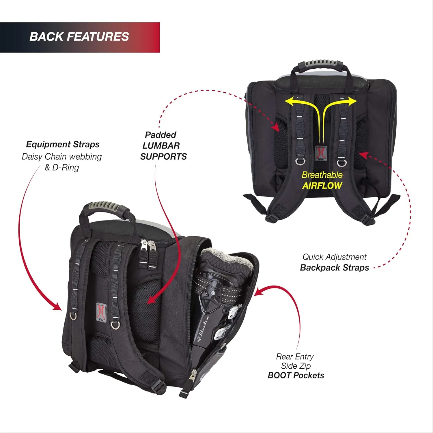 Athalon Everything Ski Boot Bag and Backpack – Ski - Snowboard