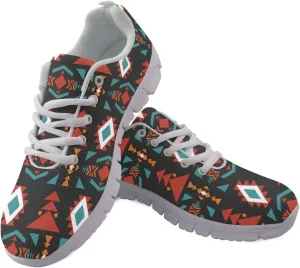 Athletic Tennis Shoes, Walking Shoes for Women, Lace Up Running Sneakers, Gym Sport Fitness Soft Sneakers