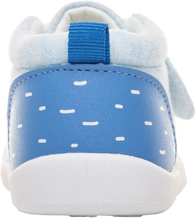 Baby Boys Girls Outdoor Cotton Breathable Sneakers Toddler Cartoon Rubber Soft Bottom Non-Slip First Walker Casual Shoes