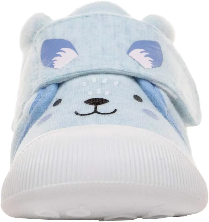 Baby Boys Girls Outdoor Cotton Breathable Sneakers Toddler Cartoon Rubber Soft Bottom Non-Slip First Walker Casual Shoes