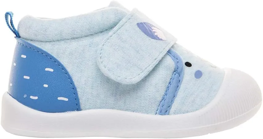 Baby Boys Girls Outdoor Cotton Breathable Sneakers Toddler Cartoon Rubber Soft Bottom Non-Slip First Walker Casual Shoes