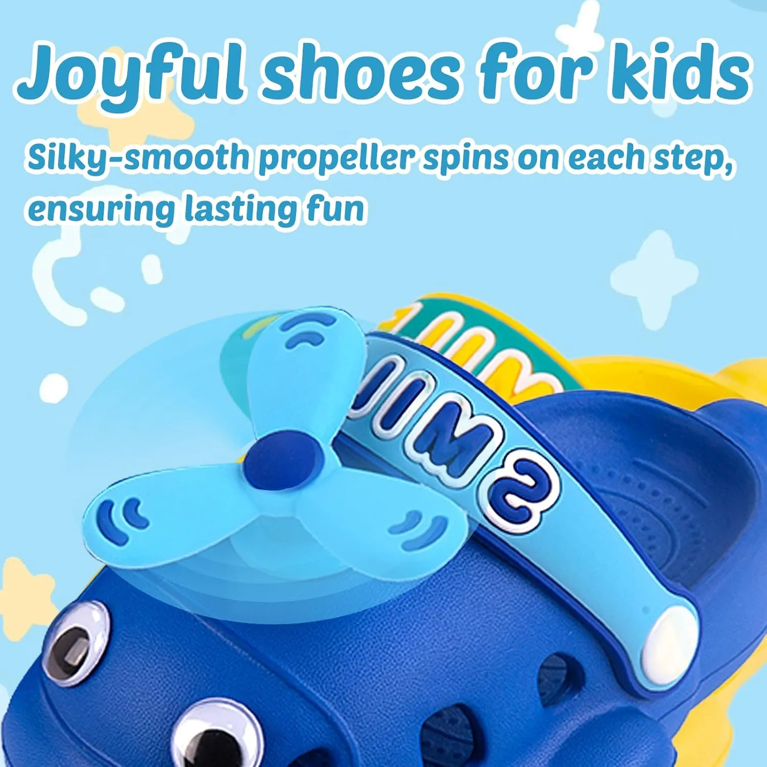 Baby Girls Boys Sandals Kid's Cute Lightweight Shoes Summer Premium Cartoon Sandals Children Caterpillar Non-Slip Beach Water Clogs Shoes Garden Slipper