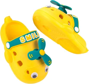 Baby Girls Boys Sandals Kid's Cute Lightweight Shoes Summer Premium Cartoon Sandals Children Caterpillar Non-Slip Beach Water Clogs Shoes Garden Slipper