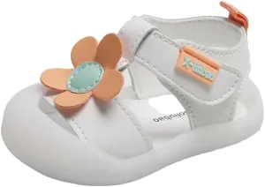 Baby Summer Sandals Breathable Mesh Rubber Sole Non-Slip Outdoor Shoes for Boys and Girls 9-30 Months
