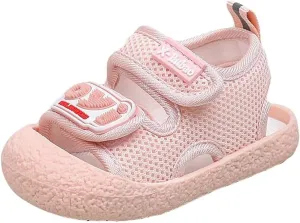 Baby Summer Sandals Breathable Mesh Rubber Sole Non-Slip Outdoor Shoes for Boys and Girls 9-30 Months