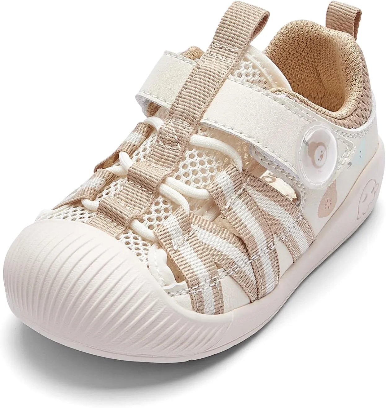 Balabala Toddler Sneakers Girls Boys Breathable Walking Shoes Sport Sandals Sandals Lightweight Mesh Upper with Hook and Loop
