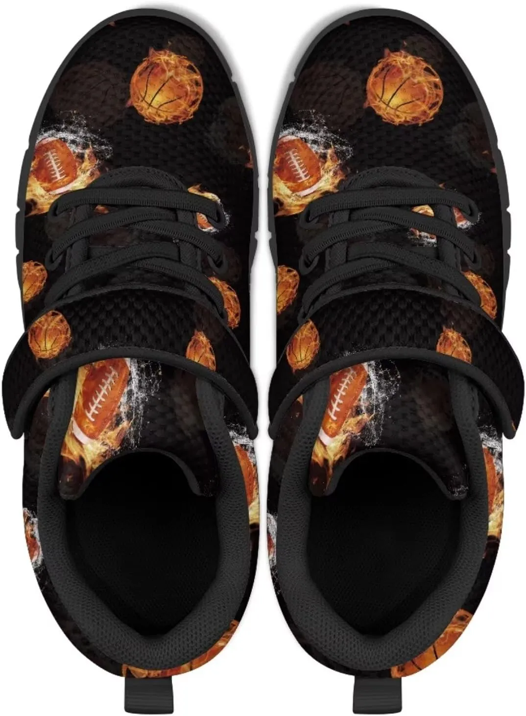 Ball Print Sport Athletic Shoes for Girls Boys Fashion Tennis Sneakers Running Walking Sneaker