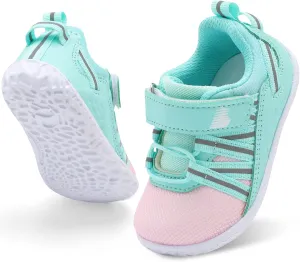 BARERUN Baby Sneakers Toddler Shoes Soft Anti-Slip Sole Newborn First Walkers Infant Toddler Breathable Athletic Running Shoes