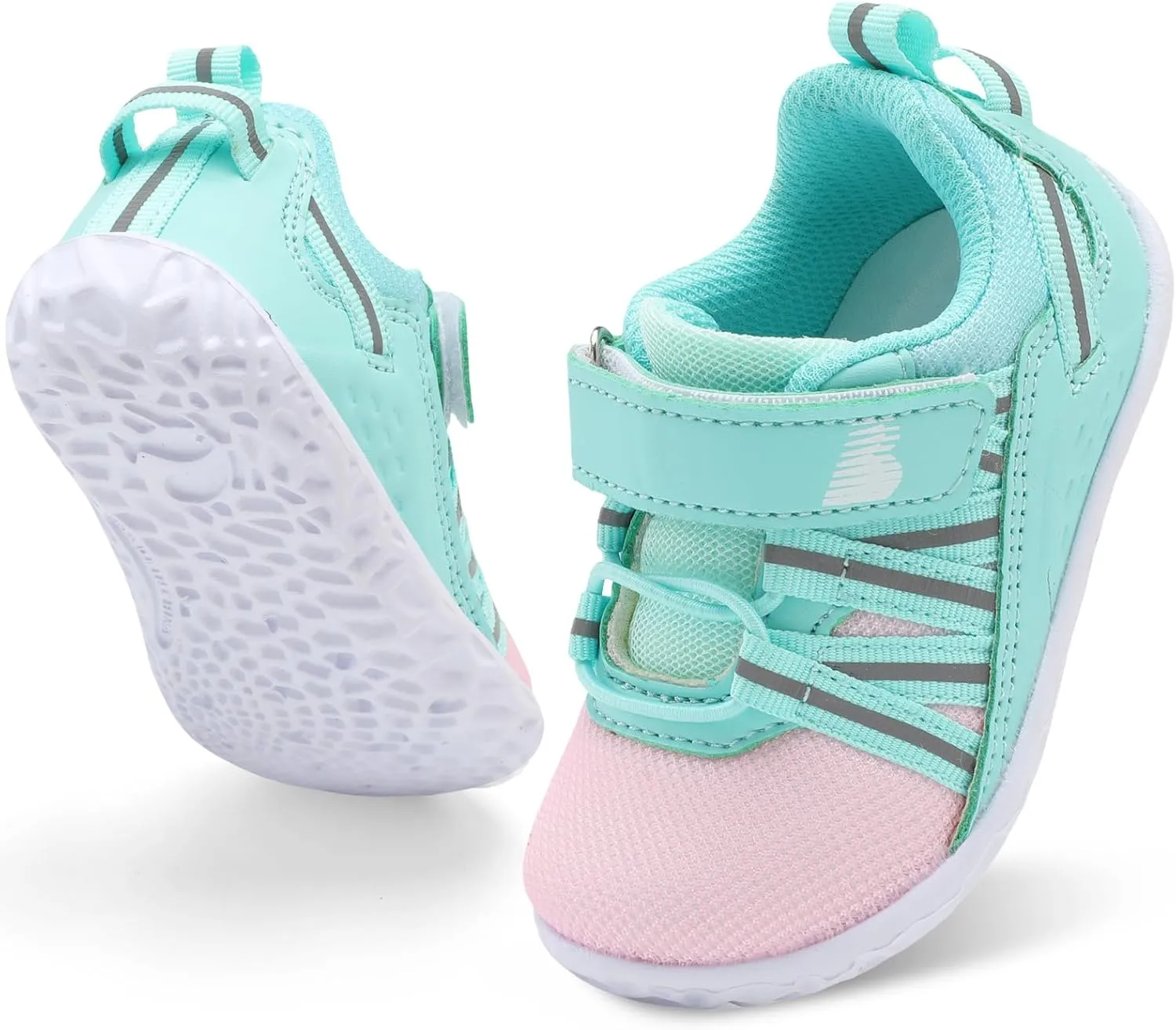 BARERUN Baby Sneakers Toddler Shoes Soft Anti-Slip Sole Newborn First Walkers Infant Toddler Breathable Athletic Running Shoes