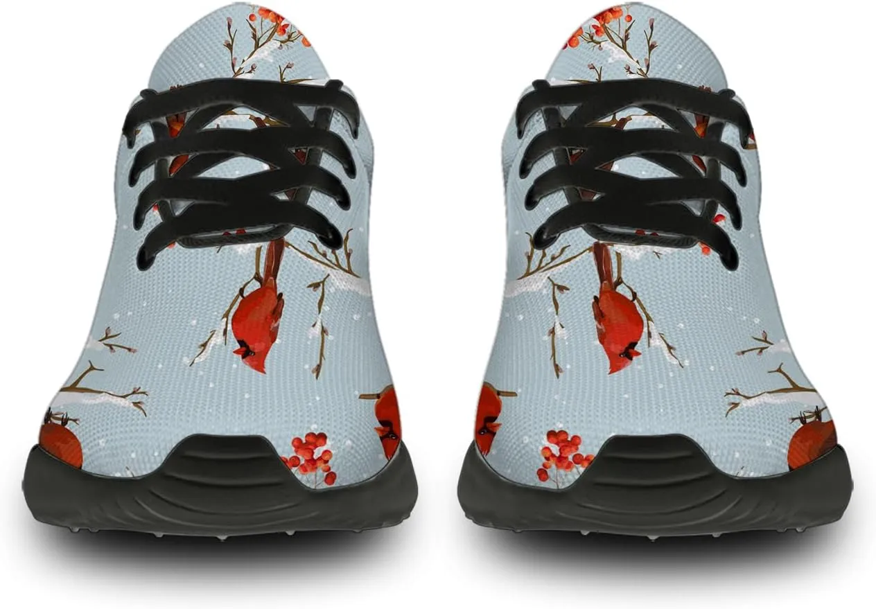 Bird Print Shoes for Men Women Lightweight Comfort Running Tennis Walking Sneakers Bird Lover Gifts for Him Her