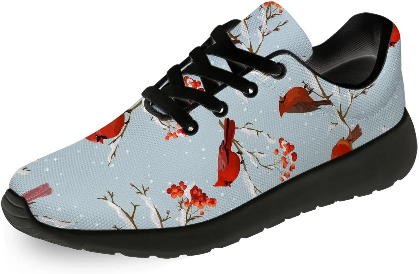 Bird Print Shoes for Men Women Lightweight Comfort Running Tennis Walking Sneakers Bird Lover Gifts for Him Her