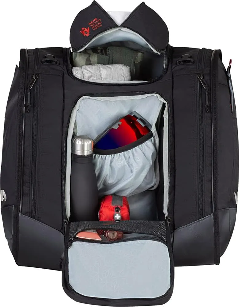 Boot Trekker Ski Boot Backpack - Ski Boot Bag With External Helmet Sling - Durable, Spacious, Water Resistant Gear & Boot Storage