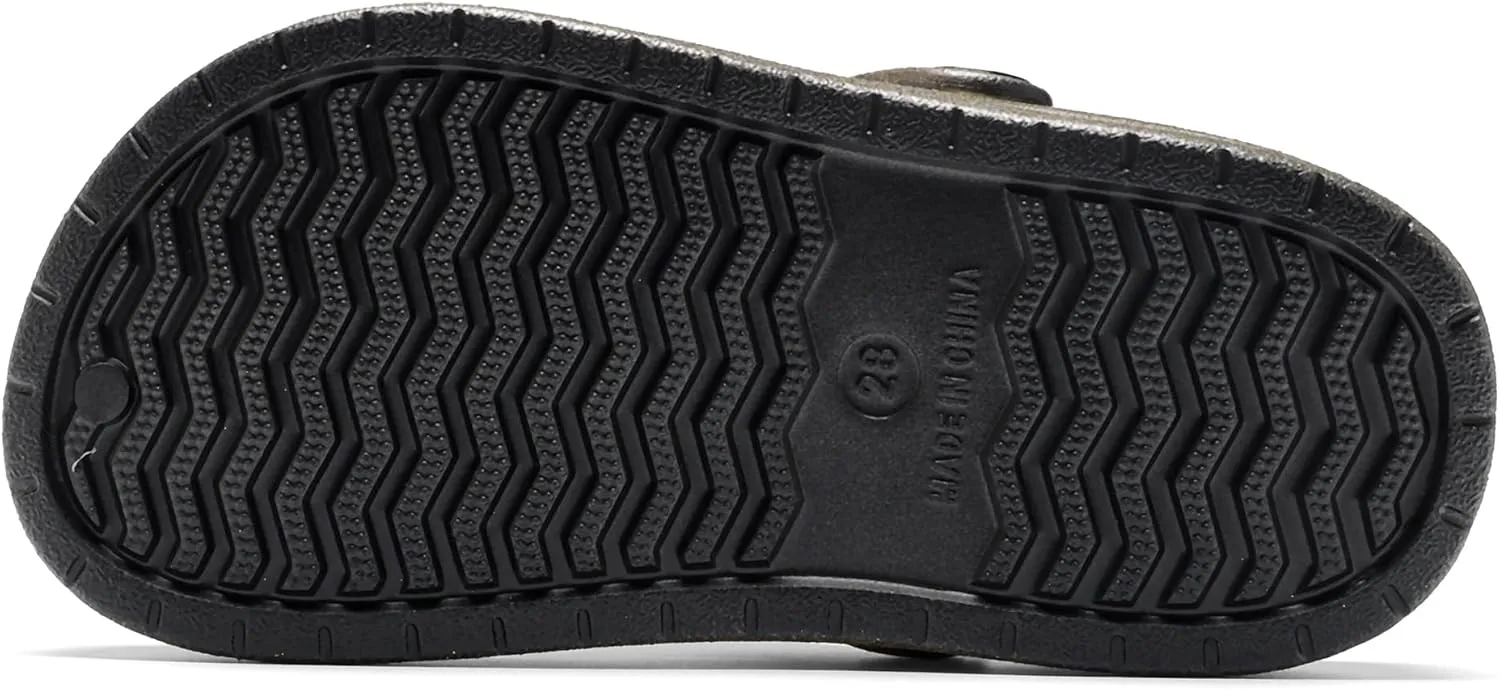 Boys Girls Camo Garden Clogs: Comfortable Slip-On Beach Sandals for Littele Kid/Big Kids and Sizes