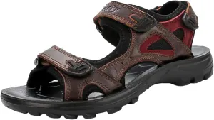 Boys Girls Leather Outdoor Adventure Seeker Hiking Snadals Adjustable Strap Sandbeach Sandals