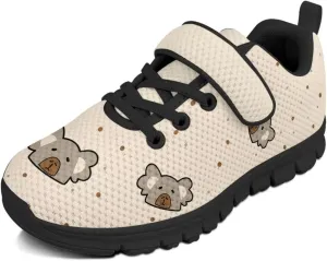 Boys Girls Lightweight Sports Sneakers Kids Animal Running Shoes Breathable Comfort Walking Shoes with One Strap US 11-15