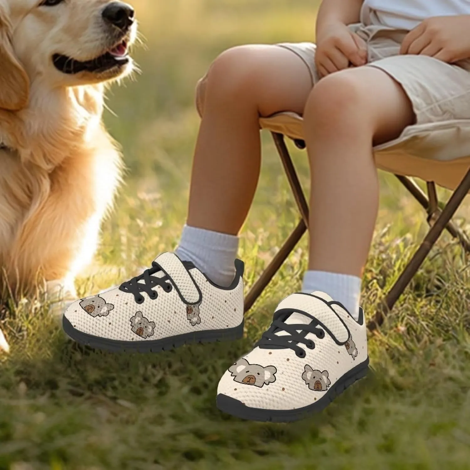 Boys Girls Lightweight Sports Sneakers Kids Animal Running Shoes Breathable Comfort Walking Shoes with One Strap US 11-15