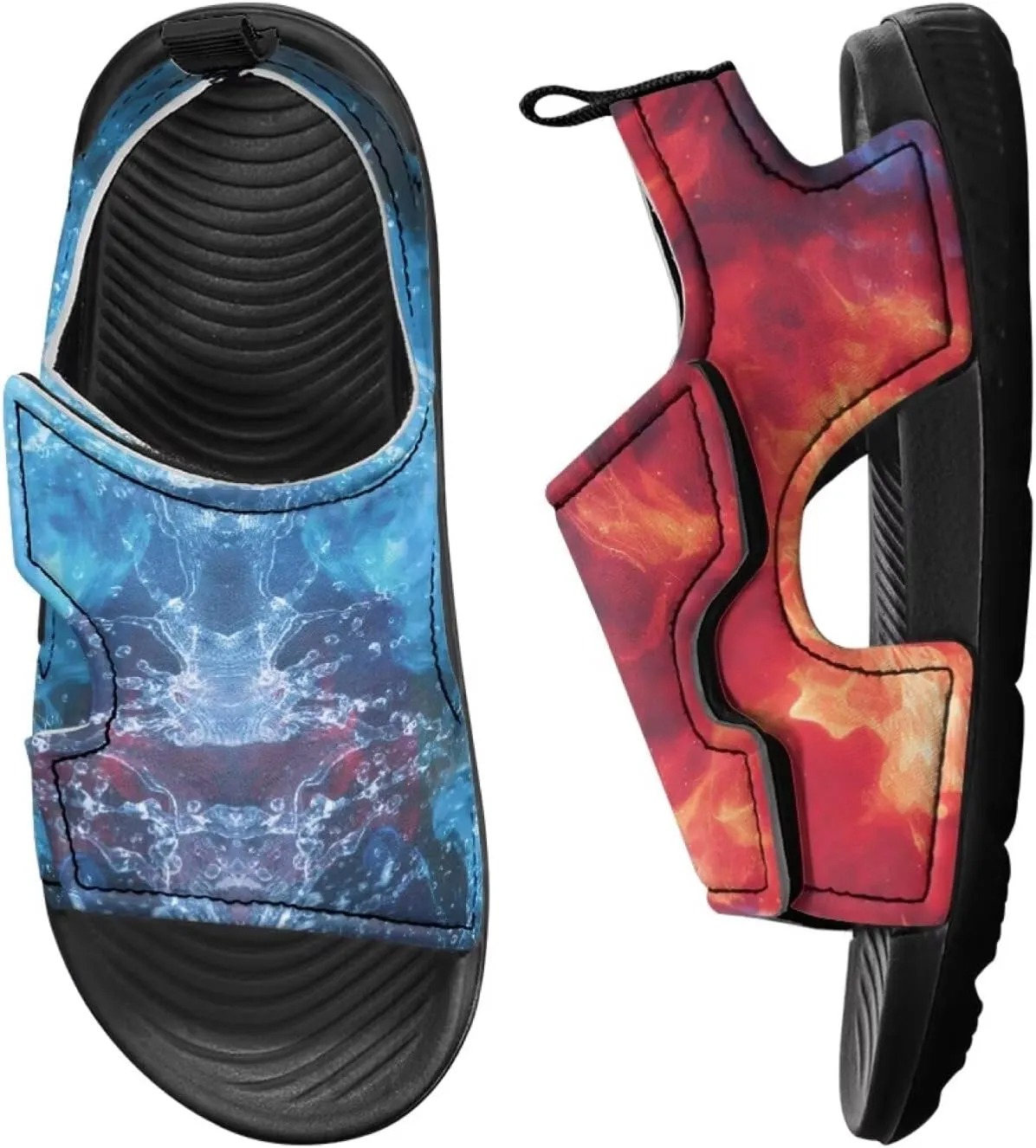 Boys Girls Sandals Open-Toe Summer Outdoor Unisex Child Sport Sandals Athletic Lightweight Water Hiking Shoes