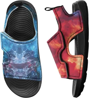 Boys Girls Sandals Open-Toe Summer Outdoor Unisex Child Sport Sandals Athletic Lightweight Water Hiking Shoes