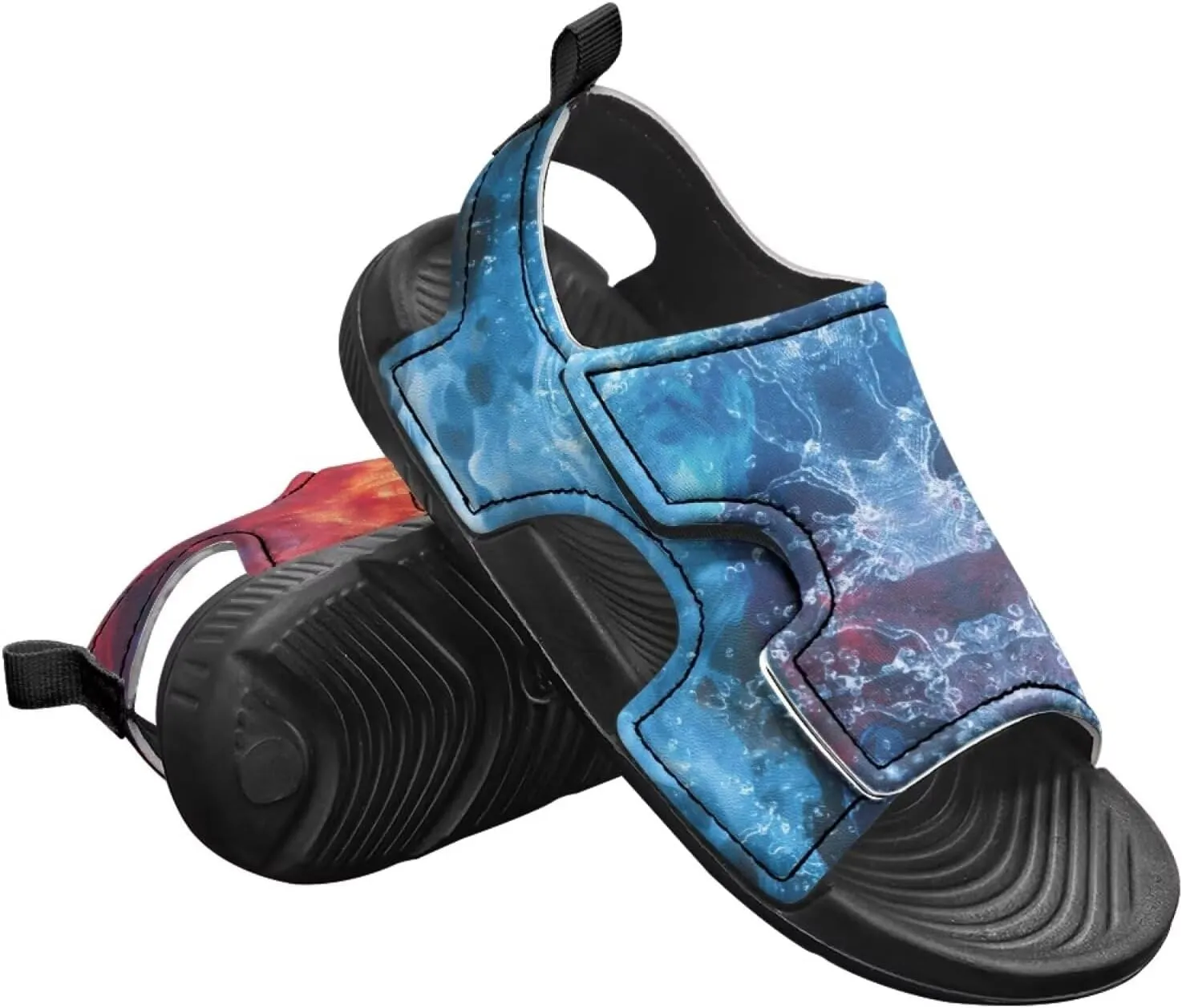 Boys Girls Sandals Open-Toe Summer Outdoor Unisex Child Sport Sandals Athletic Lightweight Water Hiking Shoes
