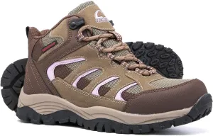 Brown Oak Womens Waterproof Outdoor Casual Trekking Camping Backpacking Shoes Work Hiking Boots