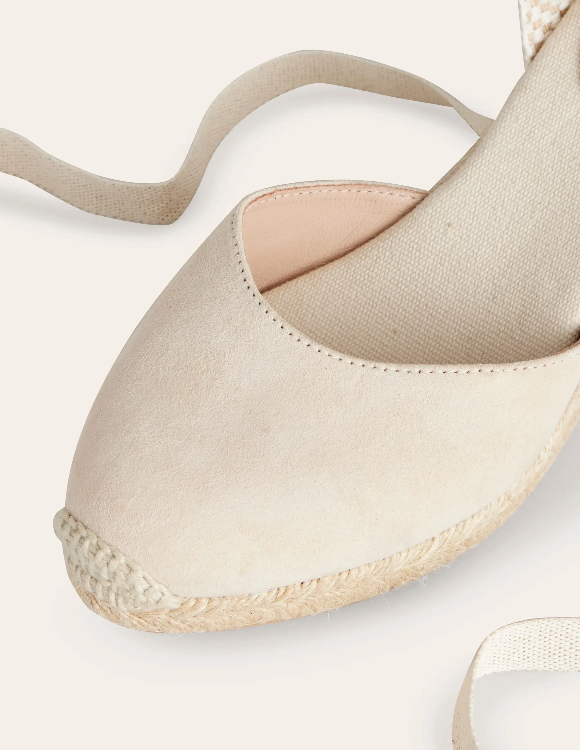 Cassie Espadrilles mit Keilabsatz-Beige