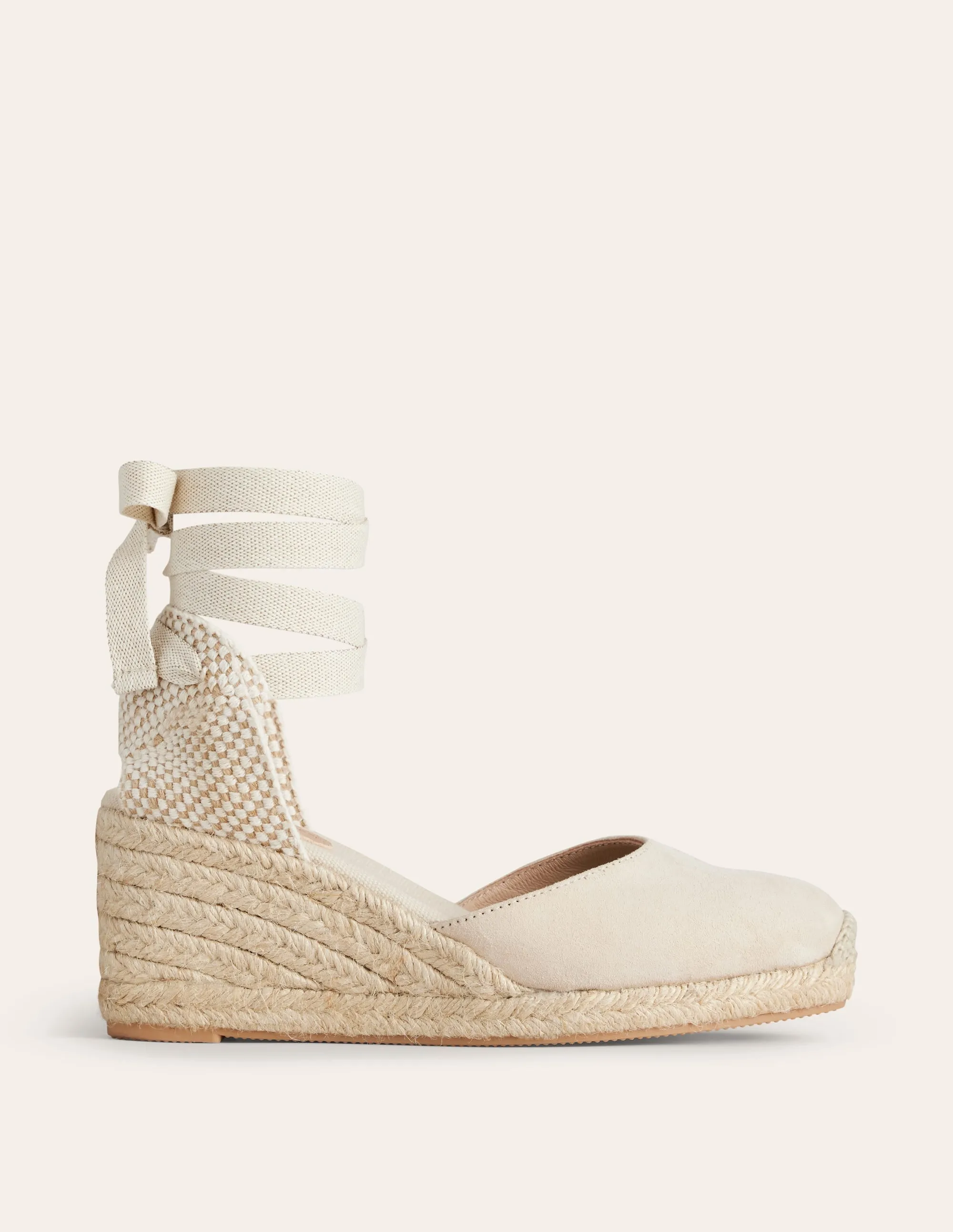 Cassie Espadrilles mit Keilabsatz-Beige