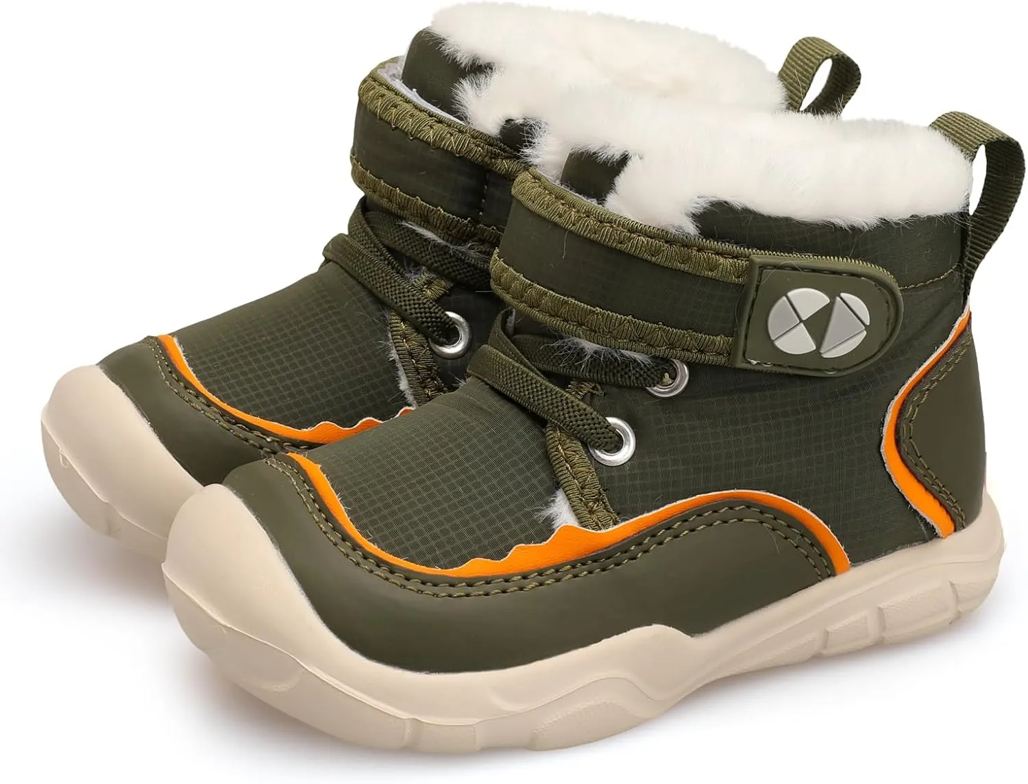 Centipede Demon Toddler Boots Boys Girls Winter Boots Waterproof Fleece Kids Snow Boots Faux Fur Booties Warm Walking Shoes for Indoor Outdoor