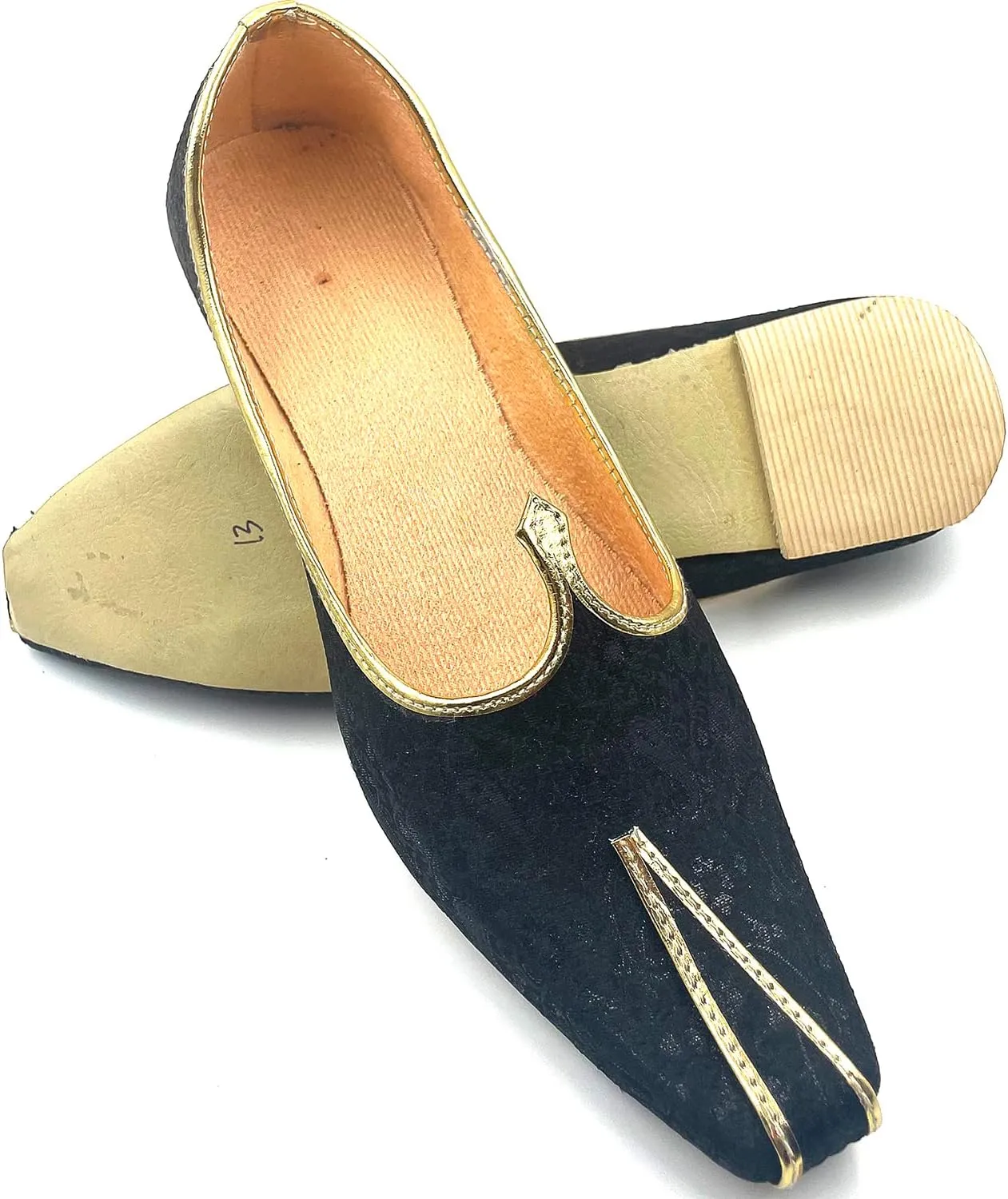 Chandrakala Wedding Nagra Shoes for Men Flats Punjabi Jutti (MF101)