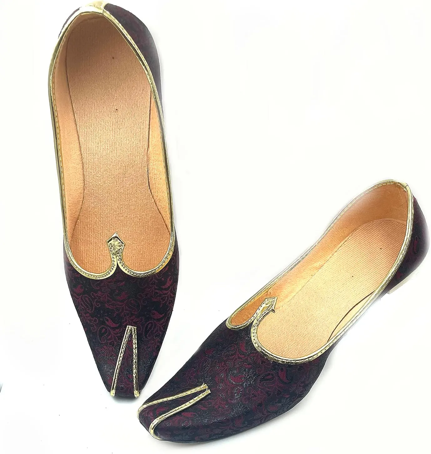 Chandrakala Wedding Nagra Shoes for Men Flats Punjabi Jutti (MF101)