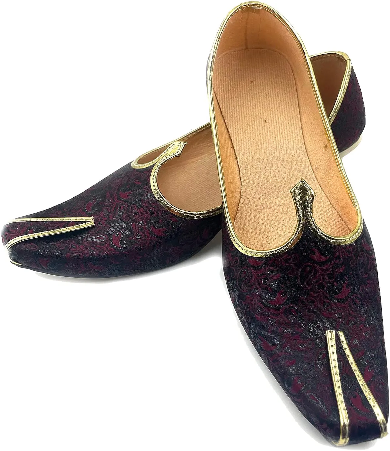 Chandrakala Wedding Nagra Shoes for Men Flats Punjabi Jutti (MF101)