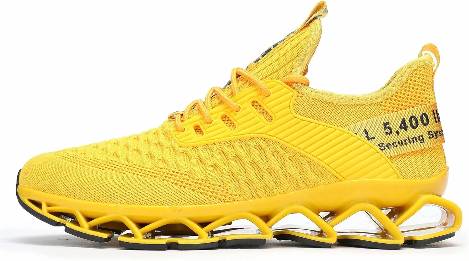 Chopben Men's Running Shoes Blade Non Slip Fashion Sneakers Breathable Mesh Soft Sole Casual Athletic Walking Shoes