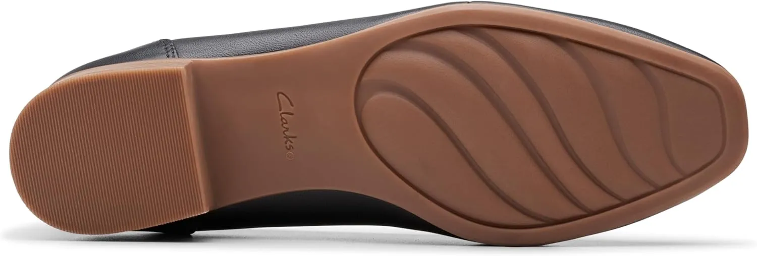 Clarks Womens Block Heel Loafers