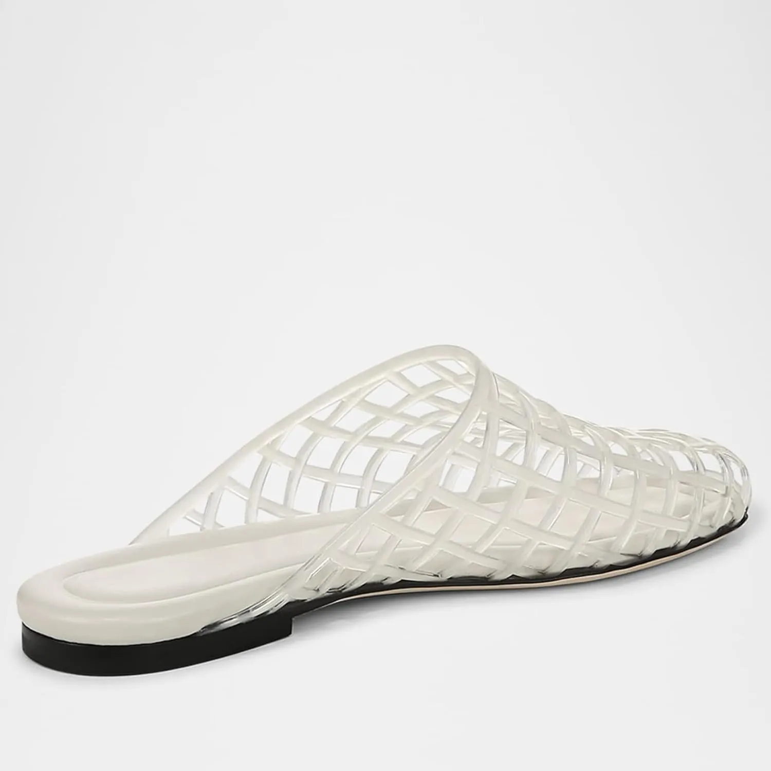 Clear Jelly Shoes for Women Slip on Jelly Mesh Slides Sandals Comfortable Closed Toe Jelly Flats Sandals Jelly Summer Beach Sandals.