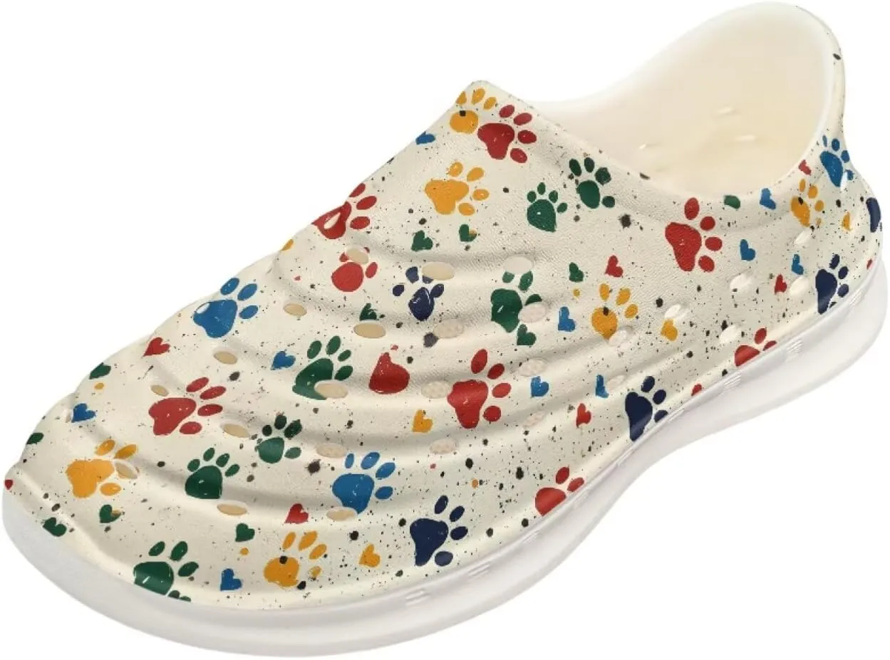 Clogs Boys Girls Kids Trendy Tie-dye Garden Shoes Slip on Sandals Water Summer Shoes for Outdoor Beach Pool