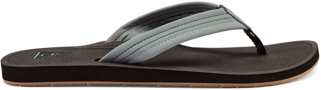 Cobian Men’s Anchor Synthetic Leather Strap Flip-Flop Sandals